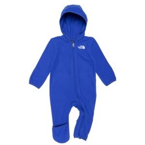 The North Face Infant Boys Glacier One-Piece Fleece Suit. Size 3-6 months
